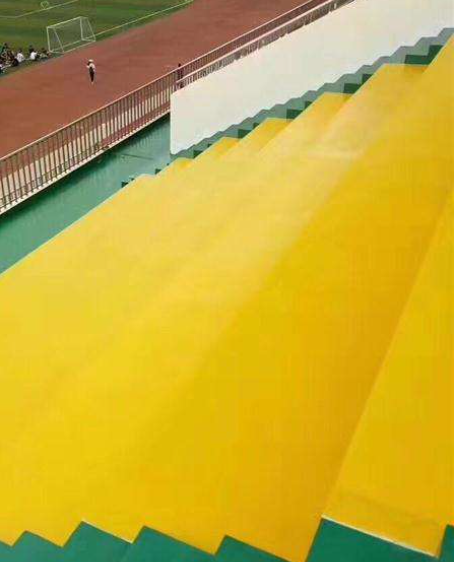 通海球场台阶翻新修补改造